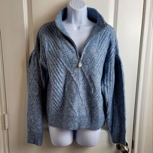 BROADWAY 38 Quarter Zip Sweater